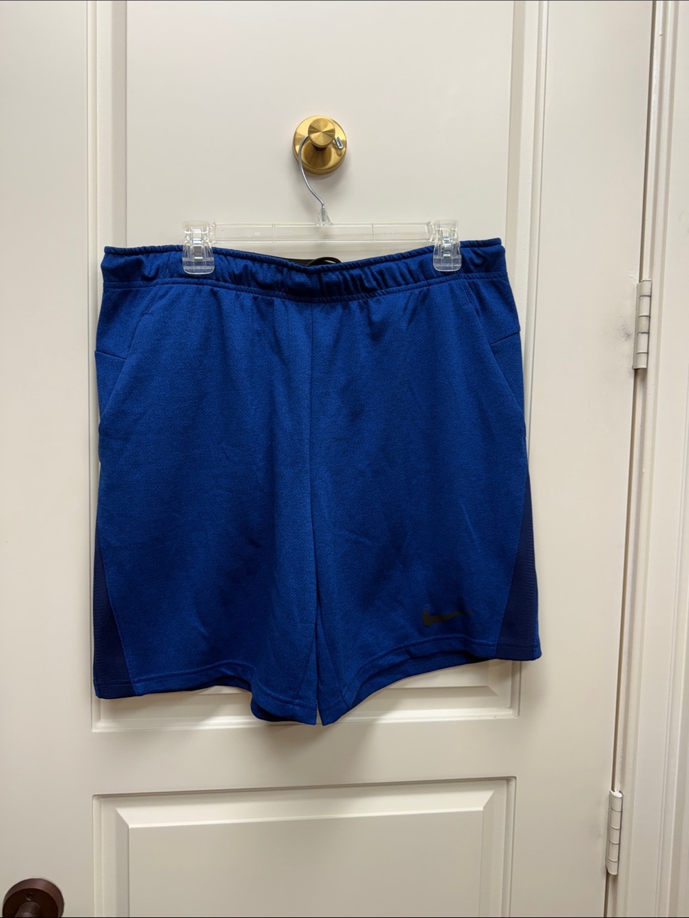 Nike Men's Blue Athletic Mesh Shorts